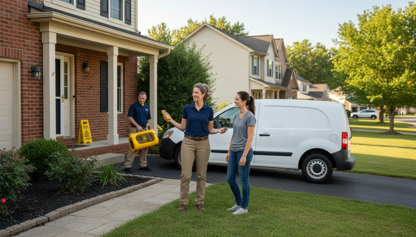 Water restoration image for Home Water Damage Repair in Darlington, IN